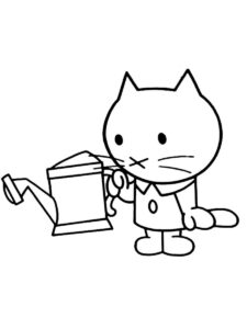 Musti 9 coloring page