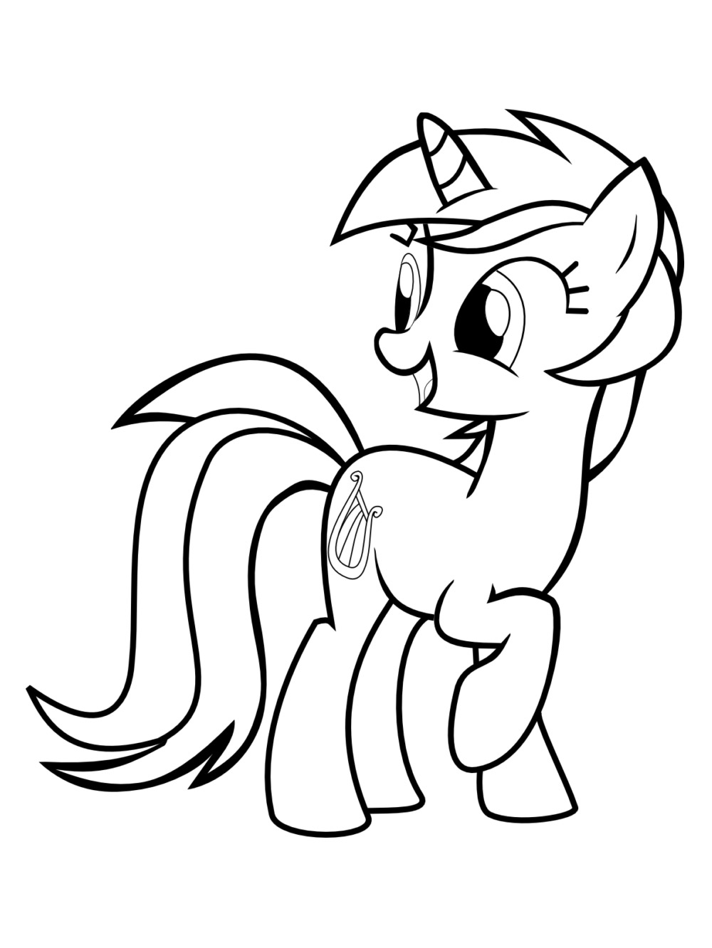 Lyra Heartstrings coloring page