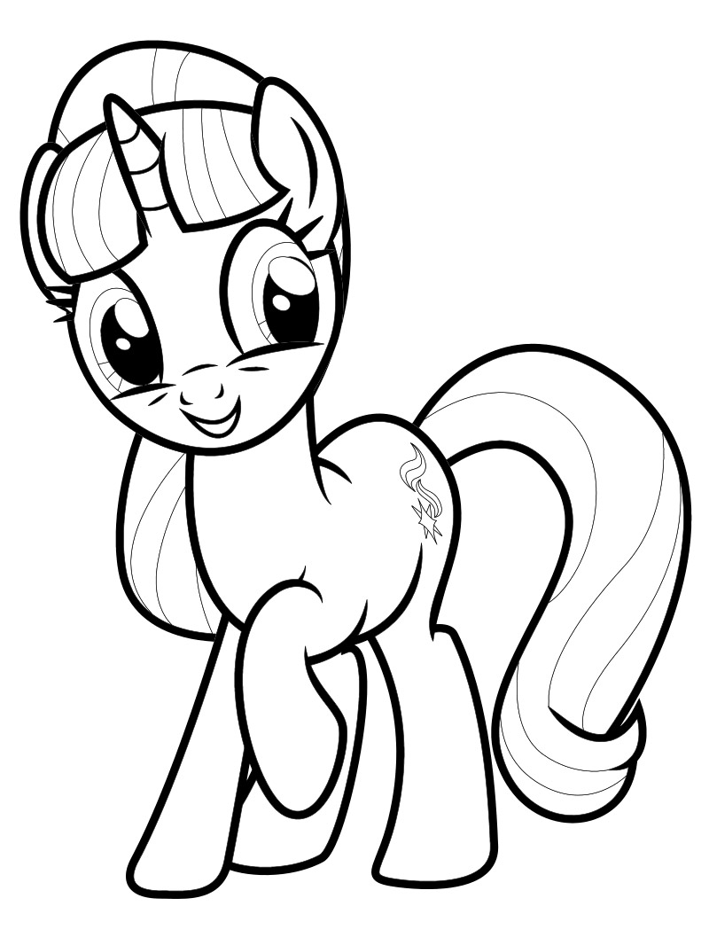 Starlight Glimmer coloring page