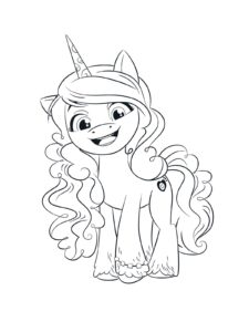 Izzy Moonbow coloring page