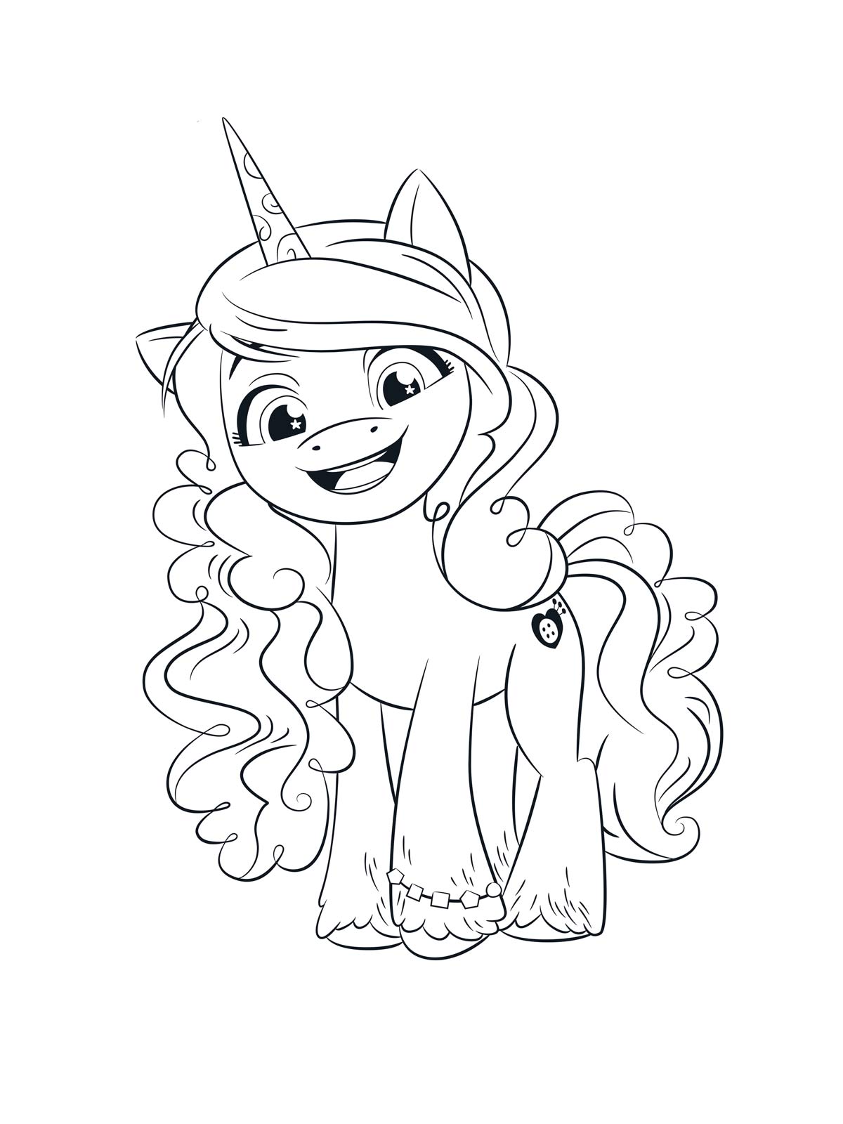 Izzy Moonbow coloring page