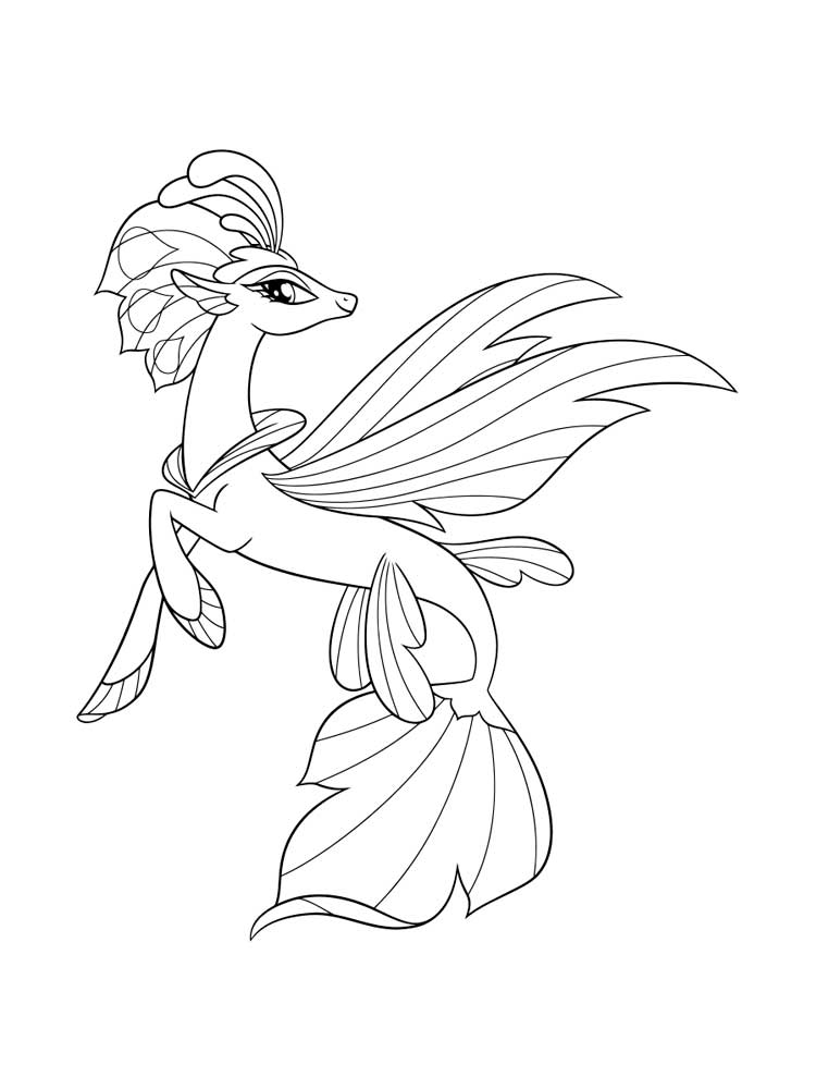 My Little Pony Mermaid 12 coloring page