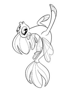 My Little Pony Mermaid 3 coloring page
