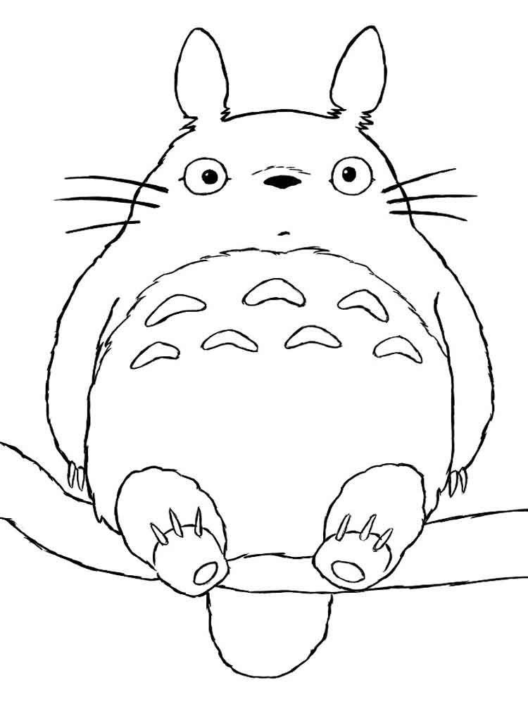 My Neighbor Totoro 1 coloring page