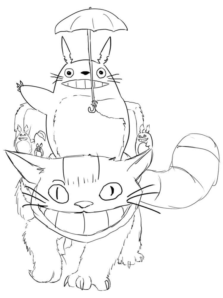 My Neighbor Totoro 10 coloring page
