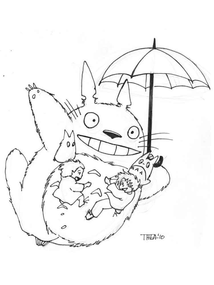My Neighbor Totoro 11 coloring page