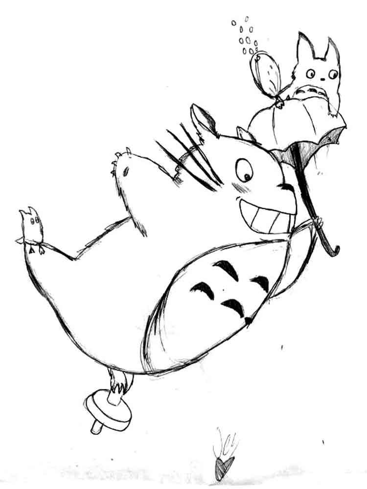 My Neighbor Totoro 13 coloring page