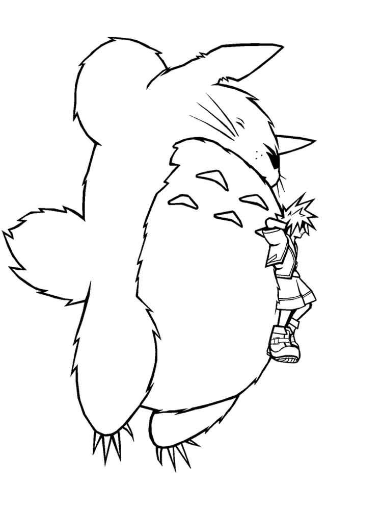 My Neighbor Totoro 5 coloring page