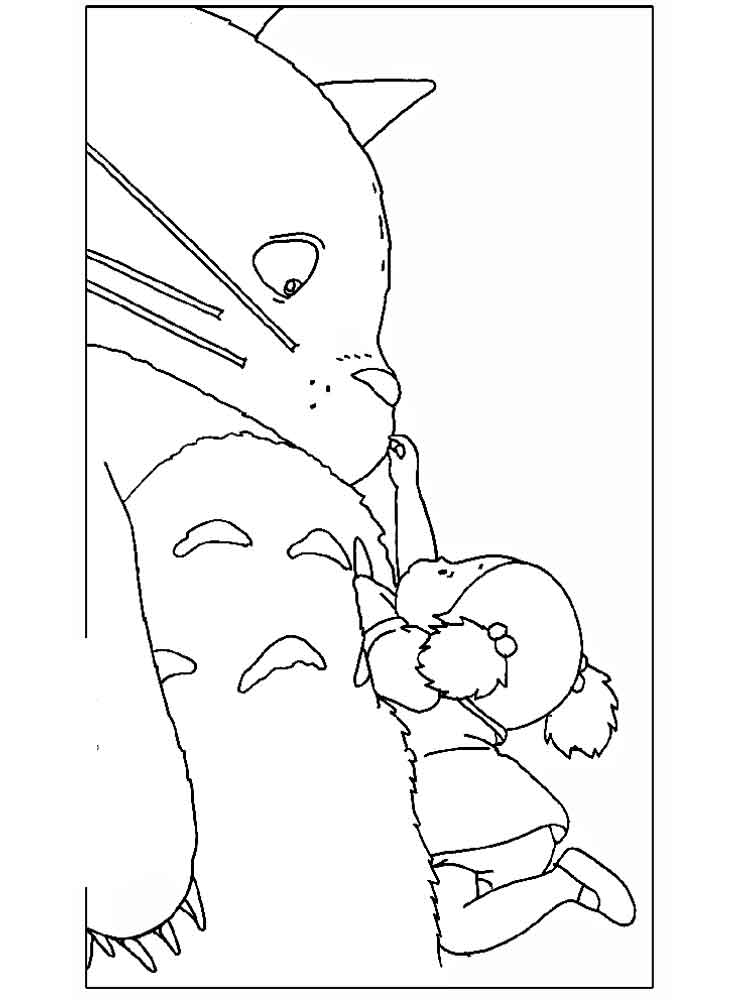 My Neighbor Totoro 6 coloring page