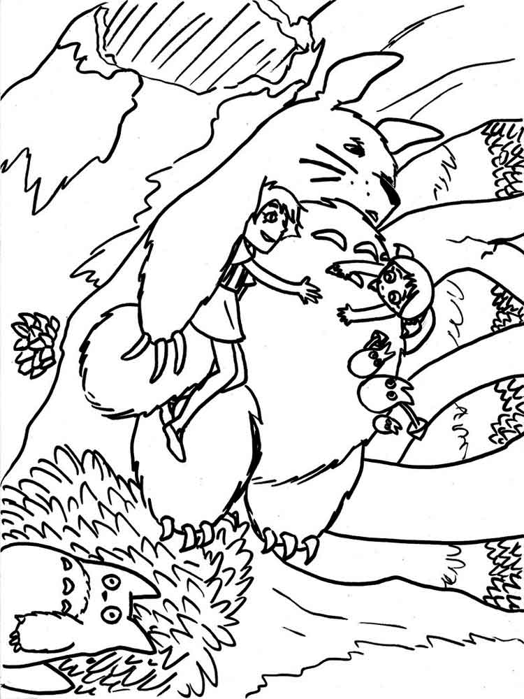 My Neighbor Totoro 7 coloring page