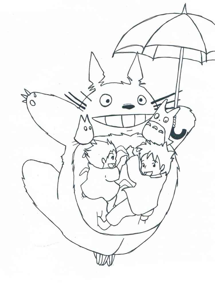 My Neighbor Totoro 8 coloring page