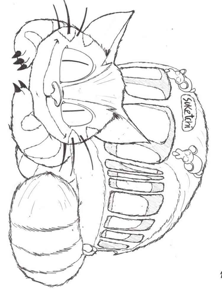 My Neighbor Totoro 9 coloring page