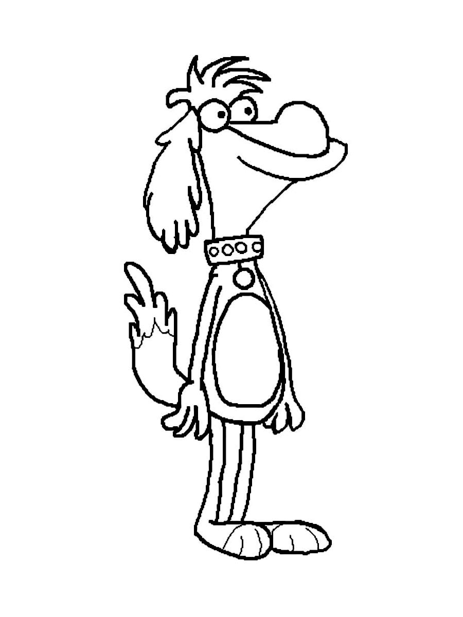 Nature Cat 10 coloring page