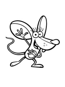 Nature Cat 18 coloring page
