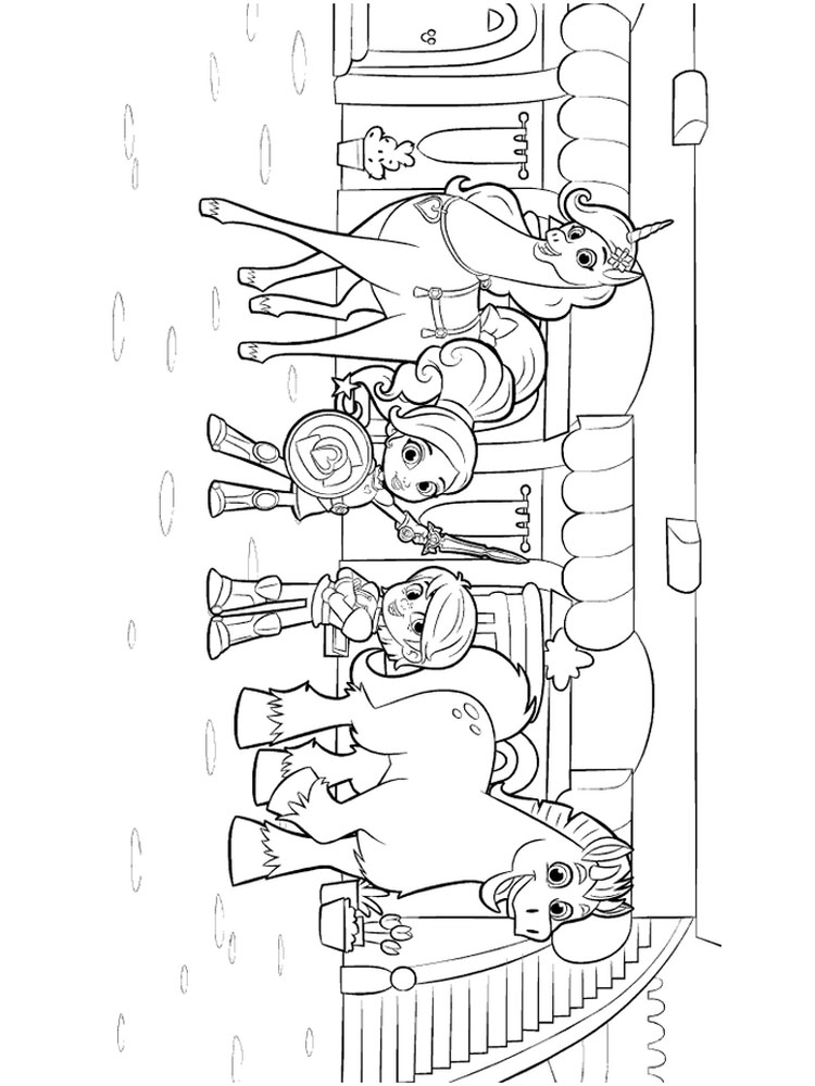Nella The Princess Knight 10 coloring page