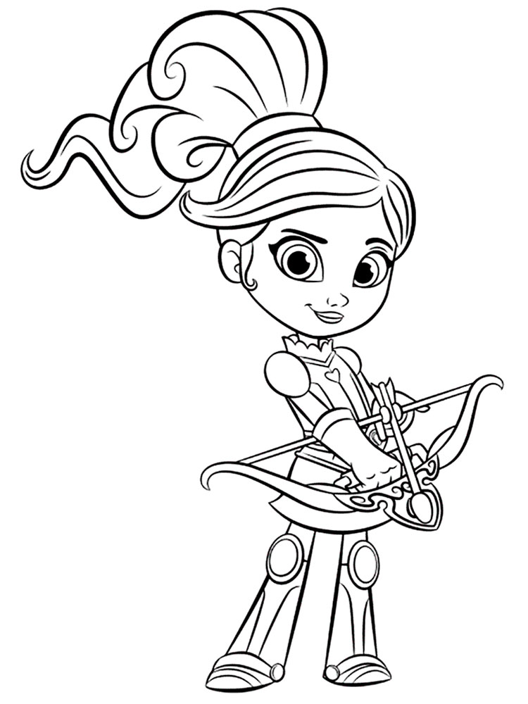 Nella The Princess Knight 15 coloring page