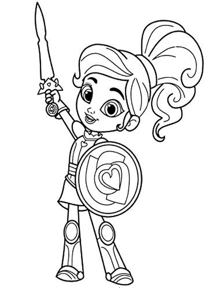 Nella The Princess Knight 6 coloring page