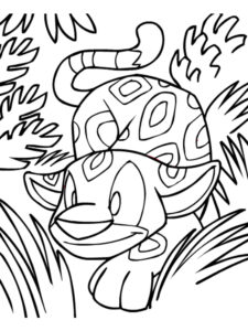 Neopets 1 coloring page
