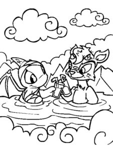 Neopets 10 coloring page