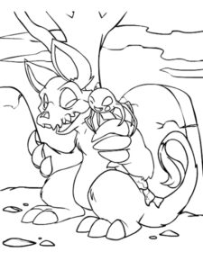 Neopets 25 coloring page