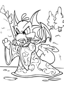 Neopets 3 coloring page