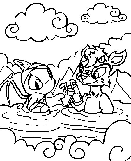 Neopets 6 coloring page