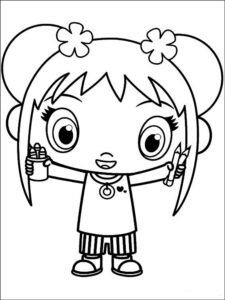 Ni Hao Kai-Lan 7 coloring page