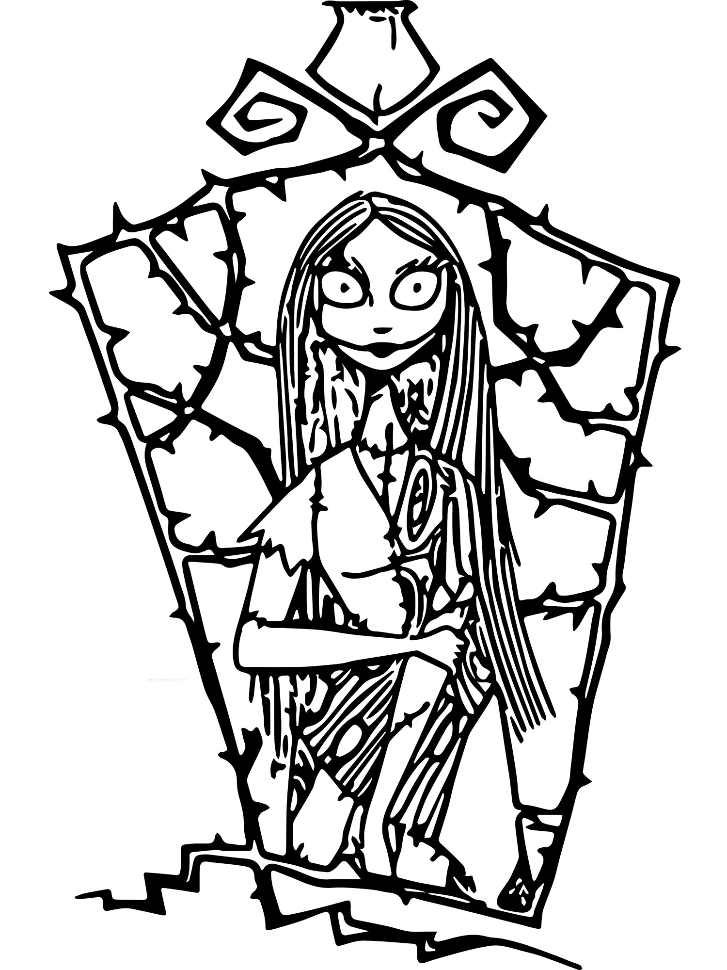 Sally coloring page
