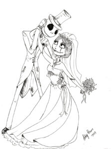 Nightmare Before Christmas 11 coloring page