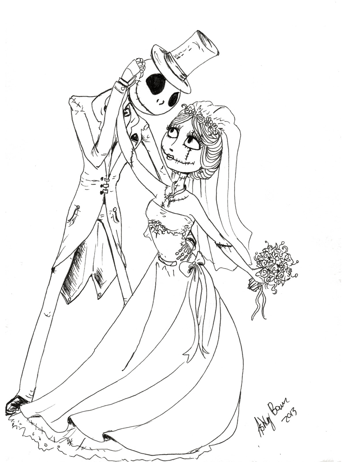 Nightmare Before Christmas 11 coloring page