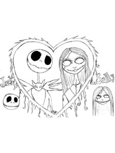 Nightmare Before Christmas 12 coloring page