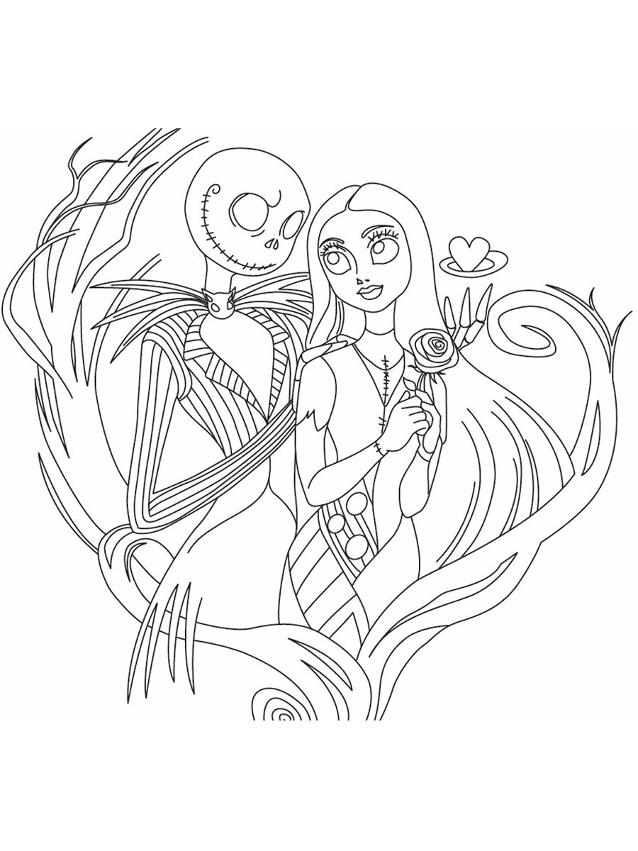 Nightmare Before Christmas 15 coloring page