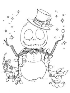Nightmare Before Christmas 21 coloring page