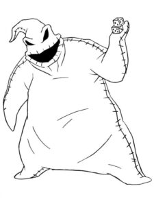 Oogie Boogie coloring page