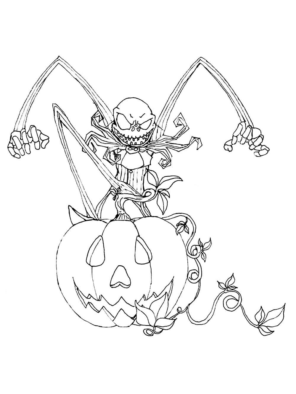 Nightmare Before Christmas 25 coloring page