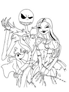 Nightmare Before Christmas 27 coloring page