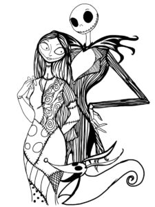 Nightmare Before Christmas 29 coloring page