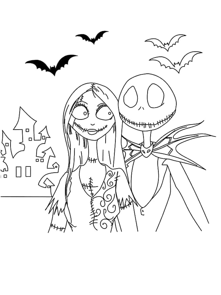 Nightmare Before Christmas 3 coloring page