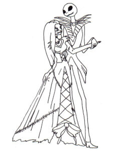 Nightmare Before Christmas 4 coloring page