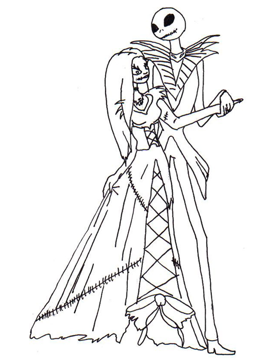 Nightmare Before Christmas 4 coloring page
