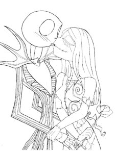 Nightmare Before Christmas 6 coloring page
