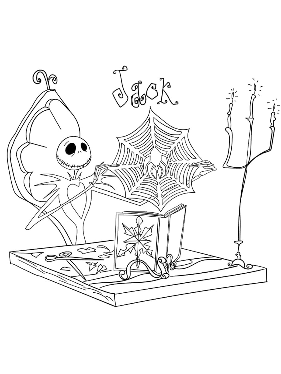 Nightmare Before Christmas 7 coloring page