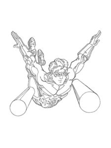 Nightwing 4 coloring page