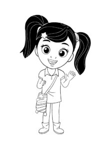 Ninas World coloring page 1