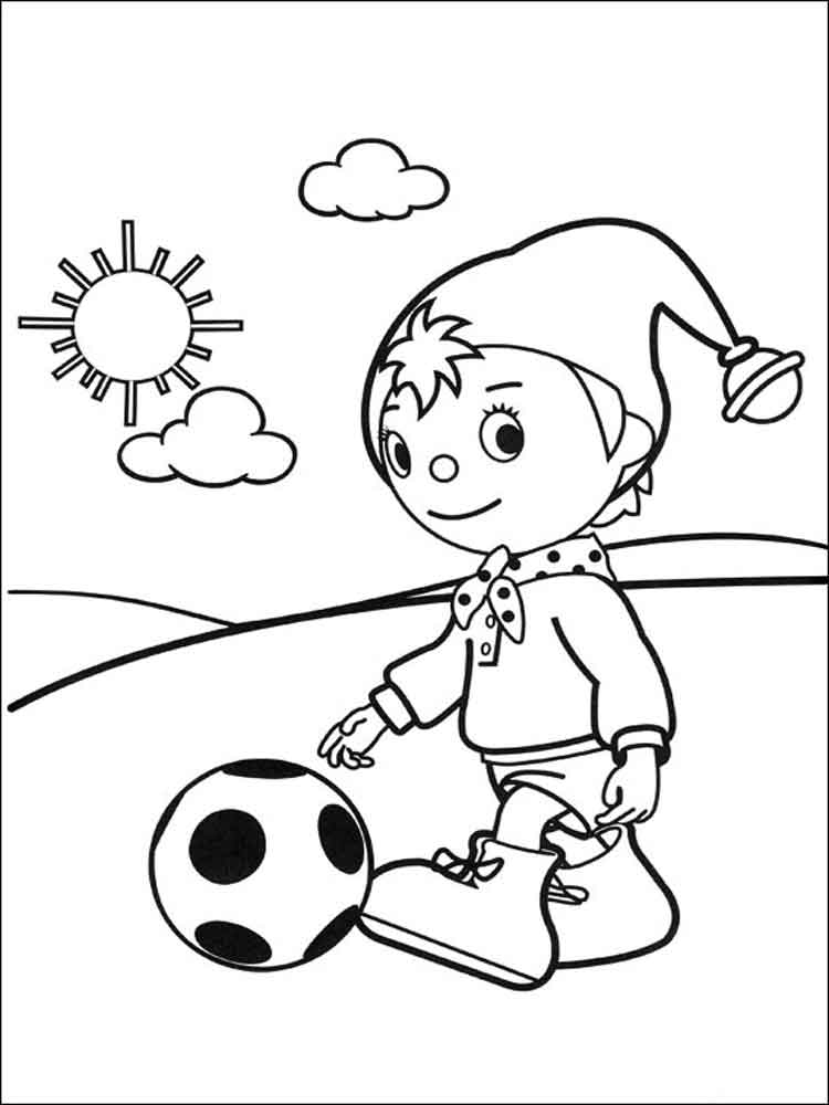 Noddy 13 coloring page