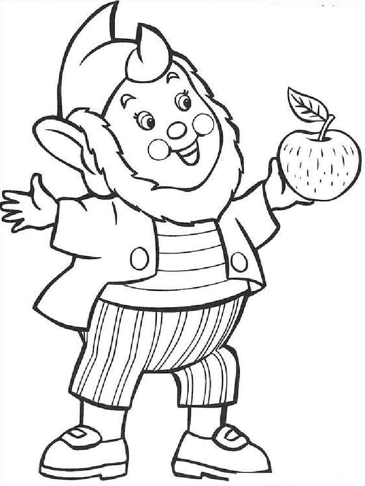 Noddy 16 coloring page