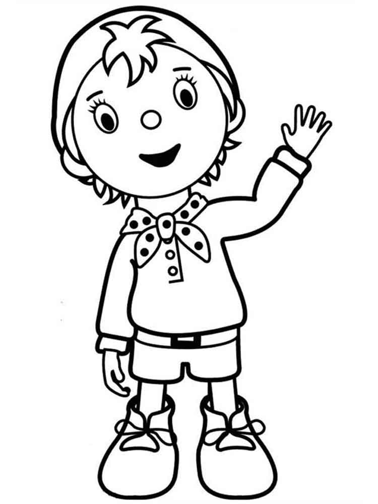 Noddy 17 coloring page
