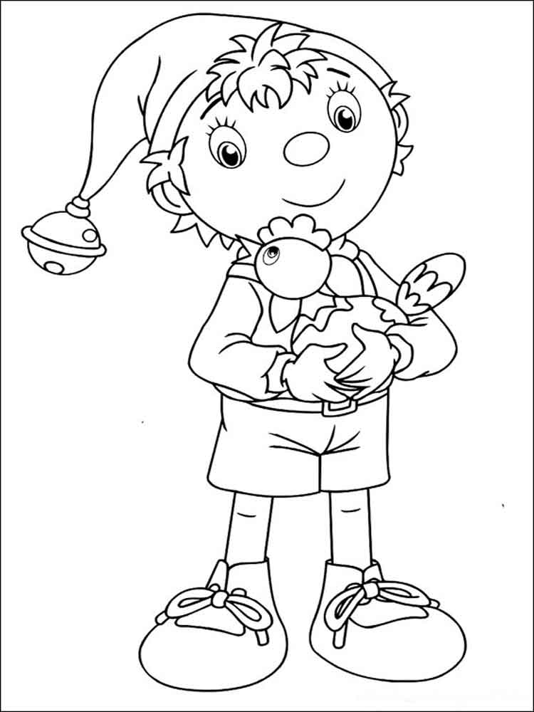 Noddy 9 coloring page
