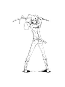 Noragami 4 coloring page