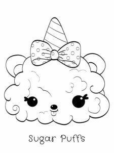 Sugar Puffs coloring page